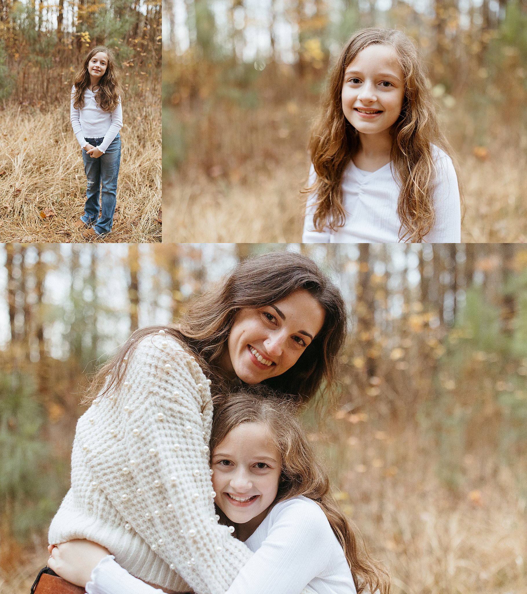 girl hugs her mom by Nikki Meer Photography
